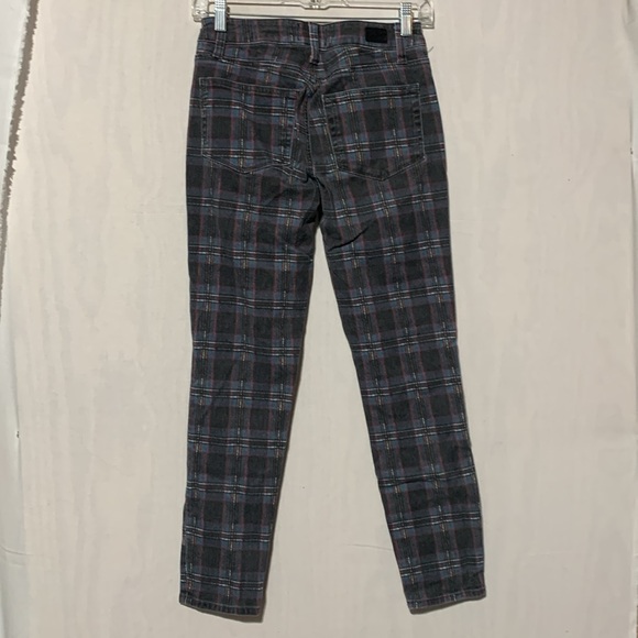 Paige Hoxton Ankle Plaid Jeans - Picture 9 of 11